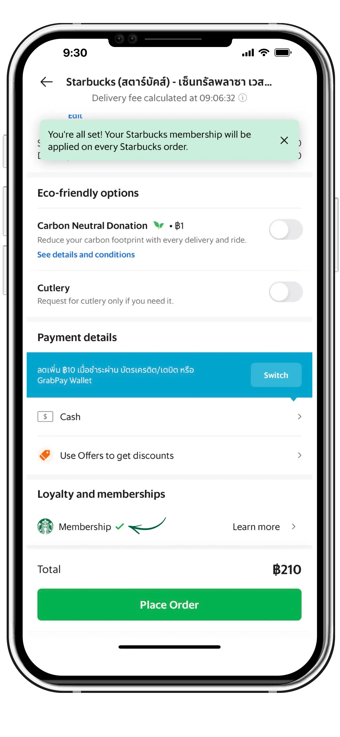 THE STARBUCKS AND GRAB PARTNERSHIP